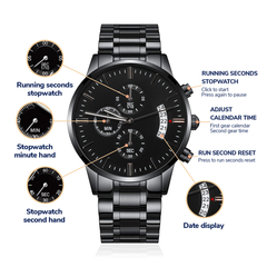 Iron Sharpens Iron (Proverbs 2717)  Men's Watch