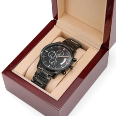Iron Sharpens Iron (Proverbs 2717)  Men's Watch