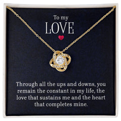 À mon amour - Collier LoveKnot