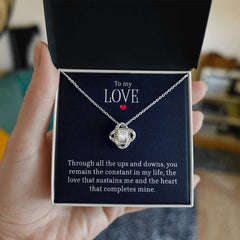 À mon amour - Collier LoveKnot
