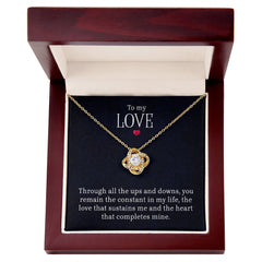 À mon amour - Collier LoveKnot