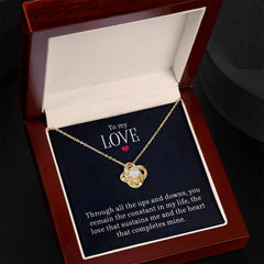 À mon amour - Collier LoveKnot