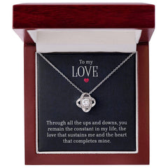 À mon amour - Collier LoveKnot