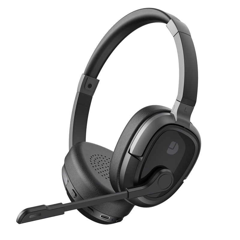 Dytole Bluetooth Headset Bluetooth Headphones with Microphone Mute 65Hrs Working Time & Bluetooth 5.3 Multipoint Connect Wireless Headset with Mic for Work/Call Center/Cell Phone/Computer/Teams/Zoom