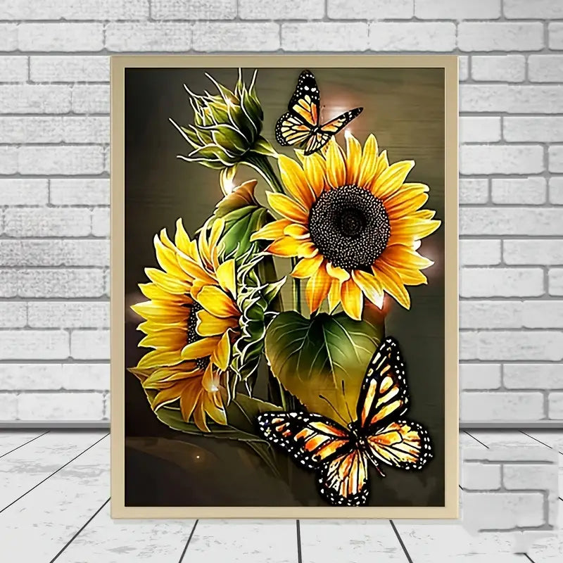 5D Diamond Painting Kit - Potted Sunflower Art