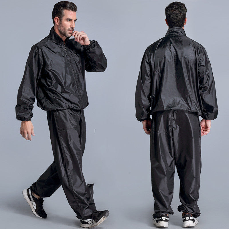 Plus Size Men's Sweating Fat Workout Suit