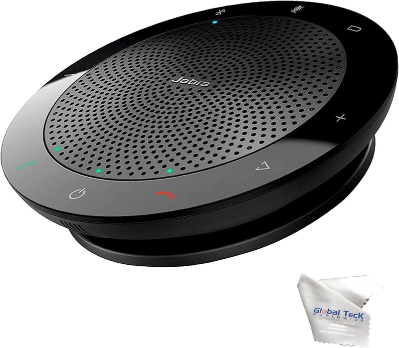 Jabra Speak 510 Bluetooth USB Speakerphone - Teams Version Speaker for Laptop Mobile - Enhances Conferencing Audio Phone Calls Ideal for Zoom w Cloth Gold Support Plan